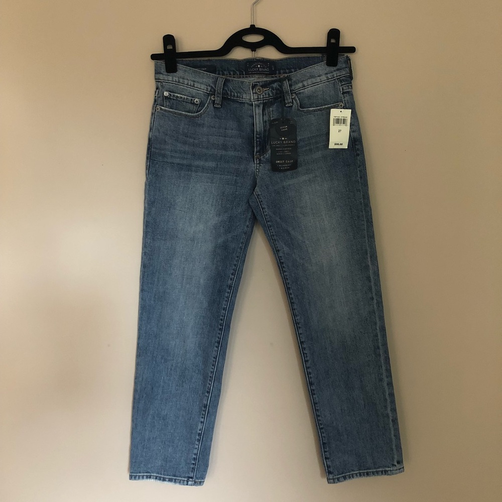 NWT Lucky Brand Sweet Crop Light Wash Jeans 4 27